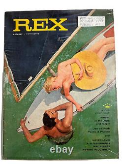 Magazine REX première édition numéro d'octobre 1957 volume 1 numéro 1 belles choses vtg.