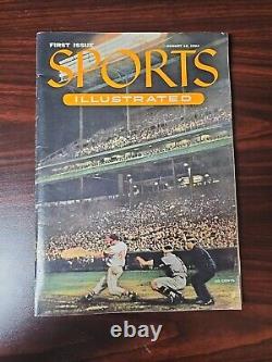 Magazine Sports Illustrated Première Édition 1954 État EX Avec Tous les Cartes Insérées