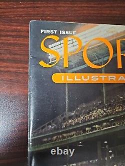 Magazine Sports Illustrated Première Édition 1954 État EX Avec Tous les Cartes Insérées