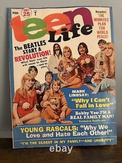 Magazine TeenLife 1968 PATTIE BOYD Jane Asher CYNTHIA Révolution des Beatles MONKEES