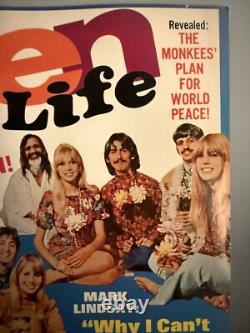 Magazine TeenLife 1968 PATTIE BOYD Jane Asher CYNTHIA Révolution des Beatles MONKEES