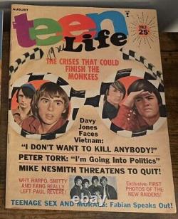 Magazine TeenLife 1968 PATTIE BOYD Jane Asher CYNTHIA Révolution des Beatles MONKEES