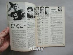 Magazine Texas Football Dave Campbell # 1 1960 Première Grande Édition Annuelle
