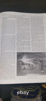 Magazine Vtg Time Nikola Tesla 20 juillet 1931 Bon État Rare
