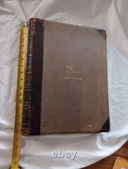 Magazine américain illustré 1890 première édition relié en cuir rare historique