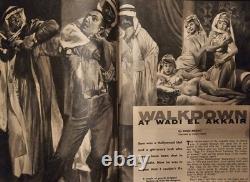 Magazine d’aventure pour hommes vintage, décembre 1959, couverture illustrée sur la torture nazie par Clarence Doore