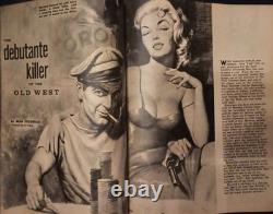 Magazine d’aventure pour hommes vintage, décembre 1959, couverture illustrée sur la torture nazie par Clarence Doore