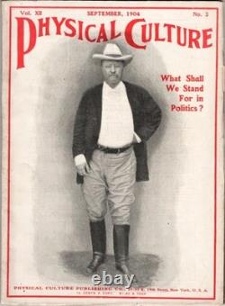 Magazine de Culture Physique, Vol XII No 3, Septembre 1904, RARE, Teddy Roosevelt