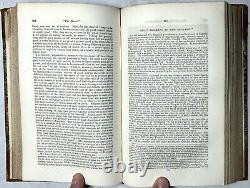 Magazine de la Nouvelle-Angleterre 1834 Vol VI Jan-juin Labrador Terre-Neuve Black Hawk Rare