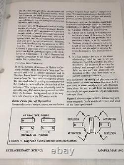 Magazine de science extraordinaire 1992 Volume 4 Numéro 1 Symposium Nikola Tesla