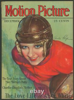 Magazine du Film Décembre 1928 Anita Page Clara Bow Chaplin Gary Cooper