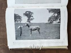 Magazine illustré de courses de chevaux Bound 1895 Vol. 1 Juillet-Novembre, Complet VG