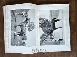 Magazine illustré de courses de chevaux Bound 1895 Vol. 1 Juillet-Novembre, Complet VG