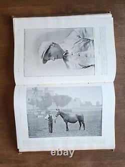 Magazine illustré de courses de chevaux Bound 1895 Vol. 1 Juillet-Novembre, Complet VG