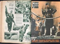 Magazine illustré hebdomadaire 1935, numéros de juillet à décembre x 26, rare photojournalisme de la première heure