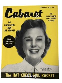 Magazines Pinup / Magazine Cabaret Septembre 1955 Juin 1956 Collection de 10 numéros