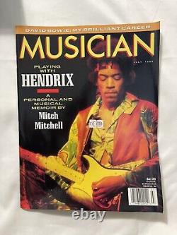 Magazines de guitare Rock N Roll vintage rares Joueurs Musiciens Monde Lot 133 Pcs Années 80