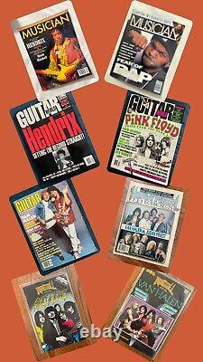 Magazines rares de guitare Rock N Roll Vintage pour les musiciens du monde, lot de 133 pièces des années 80.