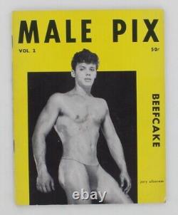 Mâle Pix V2 Beefcake 1957 LON De New York Jerry Albanese 36p Gay Beefcake M25652