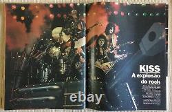Manchete Magazine Brésilien 1983 Kiss (tour 1983) Rare Brésil