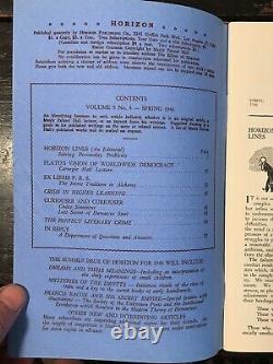 Manly P. Hall Horizon Journal Année Complète, 4 Numéros, 1946 Philosophie Occult
