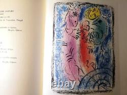 Marc Chagall Derrière Le Miroir N° 132 Avec 2 Lithographies Originales 1962