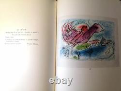 Marc Chagall Derrière Le Miroir N° 132 Avec 2 Lithographies Originales 1962