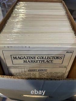 Marché des collectionneurs de magazines en papier 1984-1990 LOT COMPLET #1-84 Comic HTF