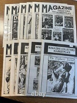 Marché des collectionneurs de magazines en papier 1984-1990 LOT COMPLET #1-84 Comic HTF