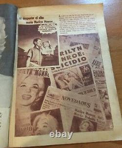 Marilyn Monroe Couverture Et Photo Comic 1962 Mexique Magazine Numéro Spécial No 1