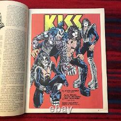 Marvel Comics Kiss Super Special Vol 1 1977 Première Édition Real Kiss Blood