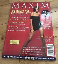 Maxim Magazine Royaume-uni Numéro 1, 2, 3, 4 & 5 Mai 1995 Rare Première Édition V G Cond