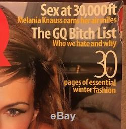 Melania Knauss Président Donald Trump États-unis Flotus Première Dame 2000 Gq Fashion Rare