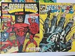 Merveilleux Super Héros. Guerres Secrètes No 1-31. (24 Déroulement De L'émission). Magazine Marvel Uk