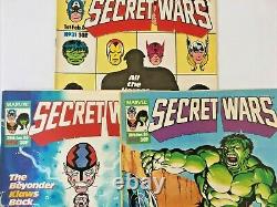 Merveilleux Super Héros. Guerres Secrètes No 1-31. (24 Déroulement De L'émission). Magazine Marvel Uk