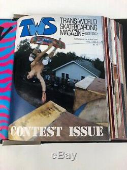 Mint Complète 1983 1984 1985 Transworld Magazines Skateboard Planche À Roulettes De Skate