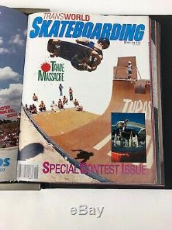 Mint Complète 1983 1984 1985 Transworld Magazines Skateboard Planche À Roulettes De Skate