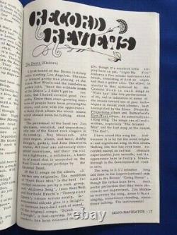 Mojo-navigator Rock & Roll News. Avril 1967 60s Underground Rock Magazine
