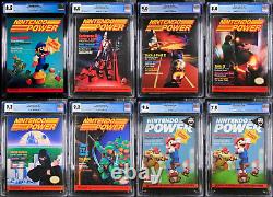 NINTENDO POWER ? Numéro 1, 2, 3, 4, 5, 6, Magazines Finale CGC Notés 8.5 9.2 9.6