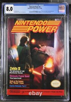 NINTENDO POWER ? Numéro 1, 2, 3, 4, 5, 6, Magazines Finale CGC Notés 8.5 9.2 9.6