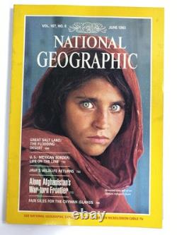 National Geographic Magazine Vol. 167 No. 6 Juin 1985 Fille afghane Yeux hantés