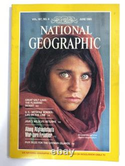 National Geographic Magazine Vol. 167 No. 6 Juin 1985 Fille afghane Yeux hantés