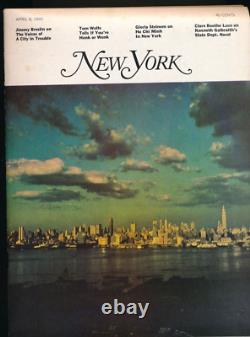 New York Magazine 8 avril 1968 PREMIER NUMÉRO + DOSSIER Clay Felker Milton Glaser NM