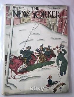 New Yorker Magazine 15 Décembre 1928 / Couverture Julian De Miskey / Première Édition