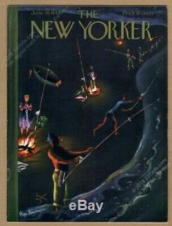 New Yorker Magazine 26 Juin 1948 Shirley Jackson La Loterie 1ère Édition Imprimée