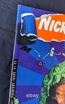 Nickelodeon Magazine 90s Première Édition Chevy Chase Pizza Hut Mint Poster