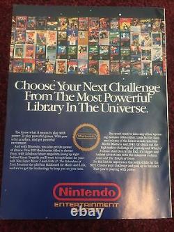 Nintendo Power 1 Premier Numéro 1988 Complet Avec Zelda Map All Inserts Must See