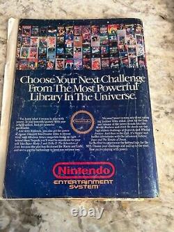 Nintendo Power #1 Premier Numéro Juillet/Août 1988 Complet avec Affiche et Tous les Inserts