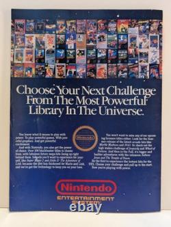 Nintendo Power #1 Premier numéro Juillet/Août 1988 Affiche jointe et tous les inserts