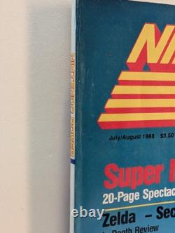 Nintendo Power #1 Premier numéro Juillet/Août 1988 Affiche jointe et tous les inserts